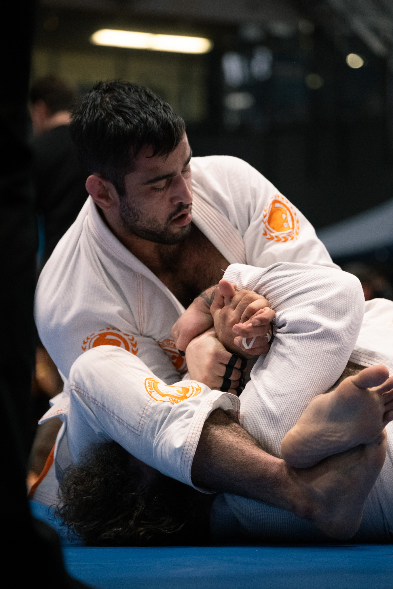 Mani Roushanzamir compitiendo en el SAU Montreal Winter Regional 2024, Jujiteiros Adultos en Renzo Gracie Laval