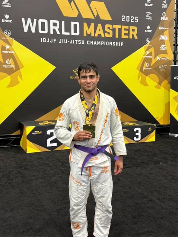 Coach Mani au Championnat du Monde IBJJF Masters 2025